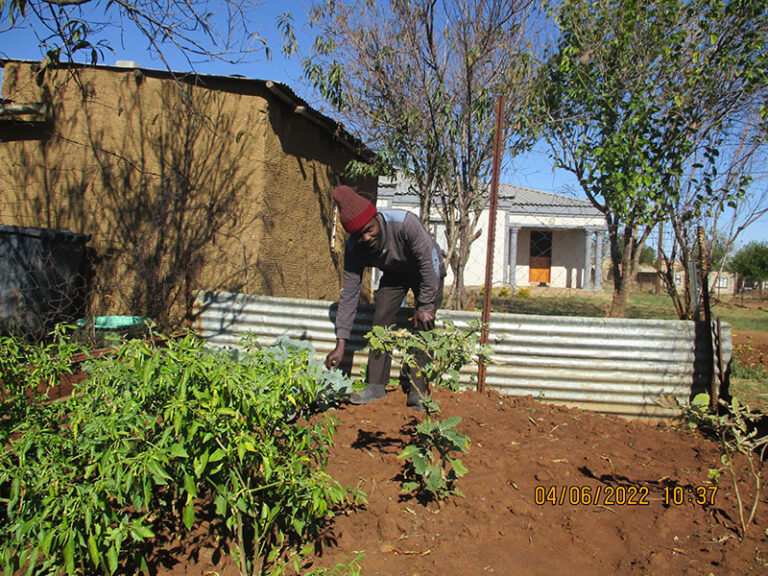 Lindelani Khumalo learned new gardening and business skills.