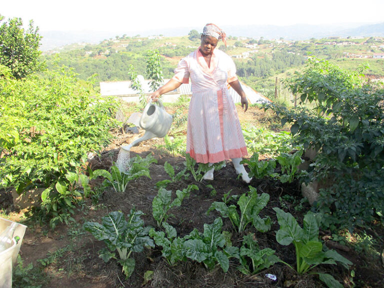 Thamsanqa Mngoma joined the Thubelihle group because she liked agriculture.