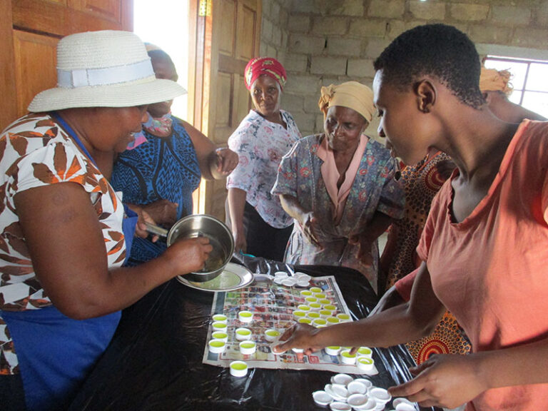 New group members from Mkhukhwini Zone joined ACAT because they want to work together to fight poverty.